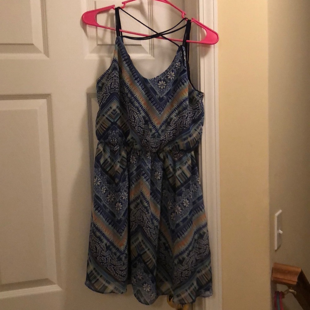 I am selling a blue dress.